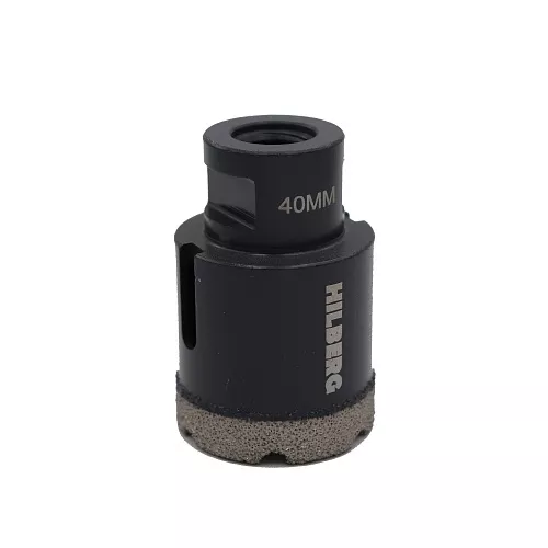 Коронка алмазная 40 мм Hilberg Super Hard M14