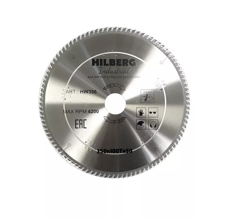 Диск пильный Hilberg Industrial Дерево 350*50*100Т