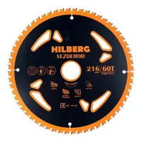 Диск пильный Hilberg Vezdehod 216*30*60Т*7 град.
