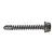 DIN 7504 K Саморез нержавеющий с шестигранной головкой и буром A2 5,5x50 мм