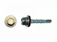 Саморезы кровельные RAL по металлу, цинк RAL1015, светлая слоновая кость 5,5х25