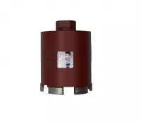 Коронка алмазная 72 мм Hilberg Industrial Laser Micro Hit под пылеудалитель