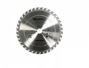 Диск пильный Hilberg Industrial Дерево 450*50*36Т
