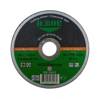 Отрезной диск D.Bor INOX Premium E20A60S-BF, F41, 125x1.0x22.23 мм