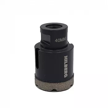 Коронка алмазная 40 мм Hilberg Super Hard M14