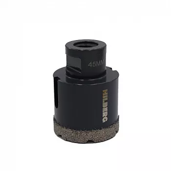 Коронка алмазная 45 мм Hilberg Super Hard M14