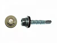 Саморезы кровельные RAL по металлу, цинк RAL1014, слоновая кость 5,5х19