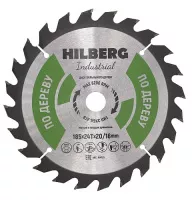 Диск пильный Hilberg Industrial Дерево 185*20/16*24Т